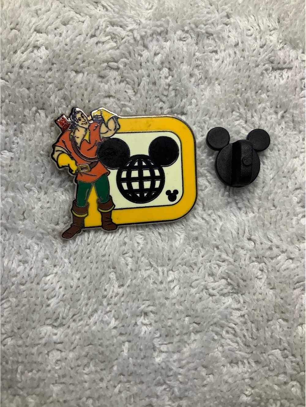 Gaston Walt Disney World D Hidden Disney Pin